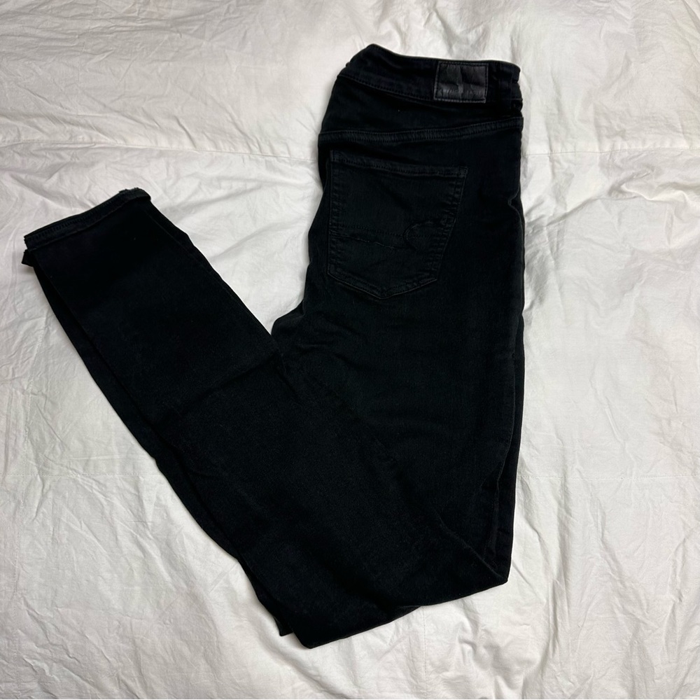 Black AE Ripped skinny jeans